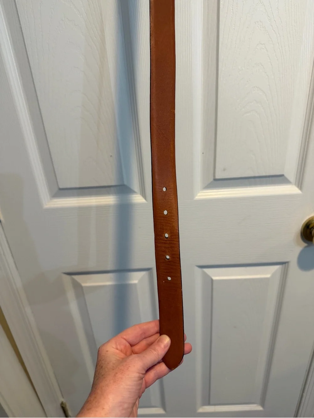 Polo Ralph Lauren Men Brown Leather Belt 34